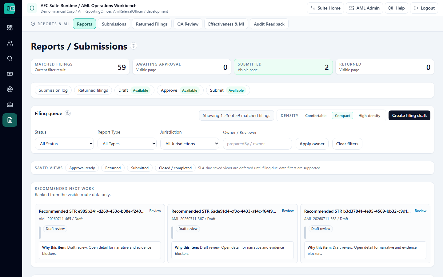 Tabs and workspace controls